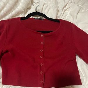 red brandy melville althelia sweater